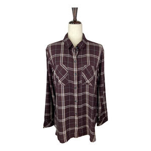 Sanctuary BOYFRIEND Flannel Small NWT